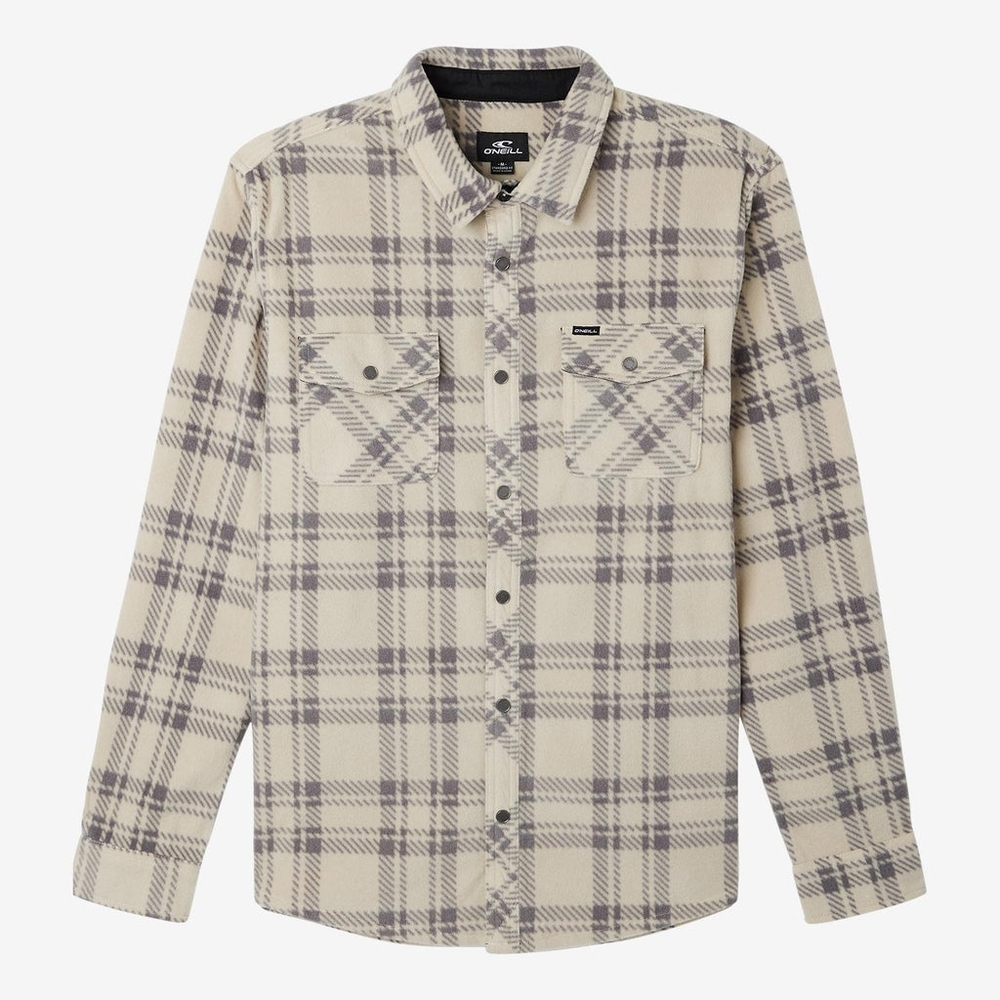 O'Neill Glacier Plaid Superfleece Flannel - S